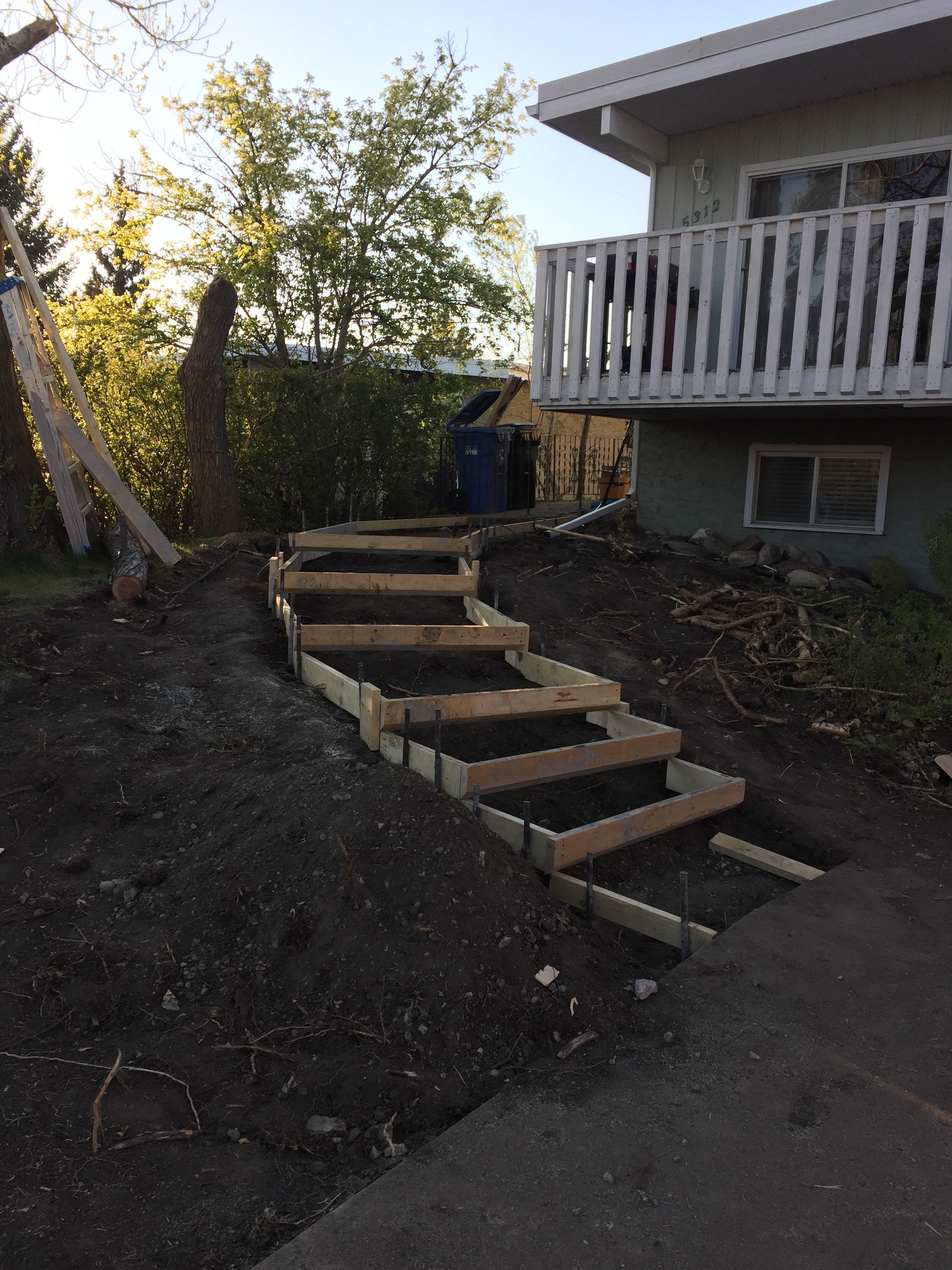 Curved Stairs Formwork